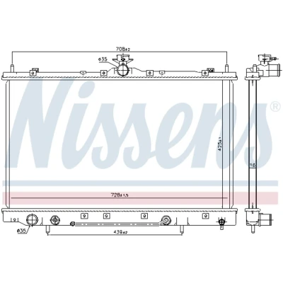 Afbeelding van Nissens Radiateur 628975
