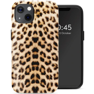 Afbeelding van Selencia Hoesje Geschikt voor iPhone 13 Vivid Backcover MagSafe Wild Leo