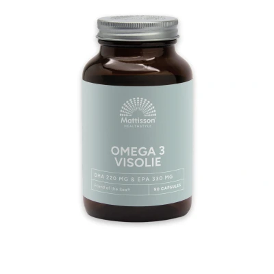 Afbeelding van Mattisson Omega 3 Visolie EPA 33% / DHA 22% 1000mg 90 capsules