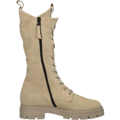 Afbeelding van MJUS Veterschoenen Hoog beige Maat 36