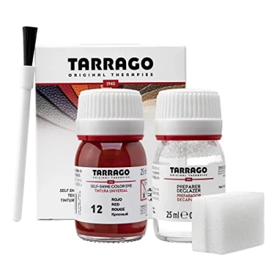 Afbeelding van Tarrago leerverf 012 rood