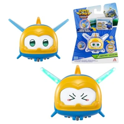 Afbeelding van Super Wings Pet Jerome Glitterend lichteffect, speelgoed voor jongens en meisjes van 3, 4, 5, 6, 7, 8 jaar, meerkleurig, 5 cm