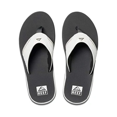 Afbeelding van Reef Fanning Teensandalen, Heren, Maat: 36, Grey/white Hoogwaardig imitatieleer