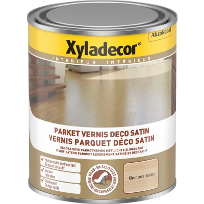 Afbeelding van Xyladecor Trap en Parketvernis Kleurloos Mat 0.75L