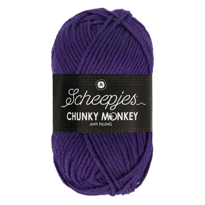 Afbeelding van Scheepjes Chunky Monkey 100g 2001 Deep Violet Paars