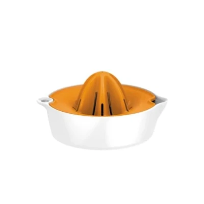 Afbeelding van Fiskars Citruspers met sapreservoir, diameter: 11,9 cm, kunststof, Functional Form, wit/oranje, 1016125