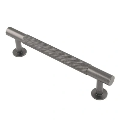 Afbeelding van Meubelbeslag Handgreep Knurled Stijlvol Massief Messing