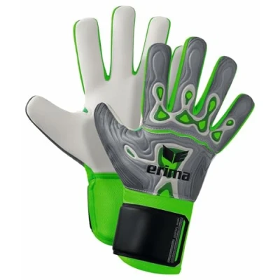 Afbeelding van Erima Flex Ray New Talent Keepershandschoenen Kinderen Grijs / Groen Maat: 5