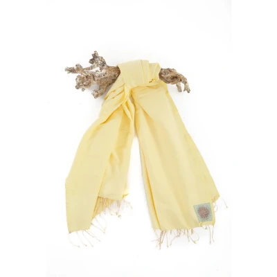 Afbeelding van Hamamdoek Honeycomb Yellow van Call it Fouta!
