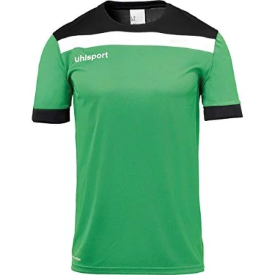 Afbeelding van Uhlsport Offense 23 Shirt Korte Mouw Kinderen Groen / Zwart Wit Maat: 164