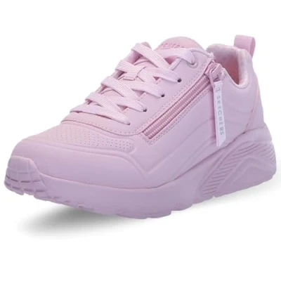 Afbeelding van Skechers meisjes sneakers roze met rits Maat 36 Extra comfort Memory Foam