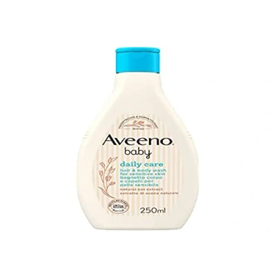 Afbeelding van Aveeno Baby, Daily Care Body &amp; Hair Bad voor de gevoelige huid, zonder sulfaten en parabenen, 250 ml