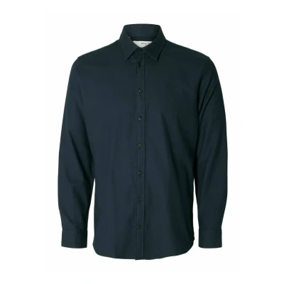 Afbeelding van Selected Homme Zakelijk overhemd, Heren, Maat: Small, Dark sapphire