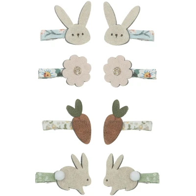 Afbeelding van Mimi &amp; lula haarclipjes bunny and flower 8st