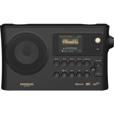 Afbeelding van Sangean WFR 28BT Black DAB+/FM oplaadbare internetradio zwart met bluetooth en app