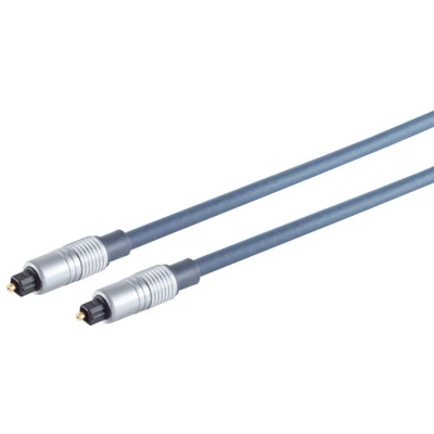 Afbeelding van Kash Toslink Digitale audio Aansluitkabel [1x stekker (ODT) 1x (ODT)] 1.00 m Zwart