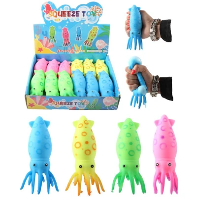 Afbeelding van 12 squeeze inktvis 15 cm. 9737