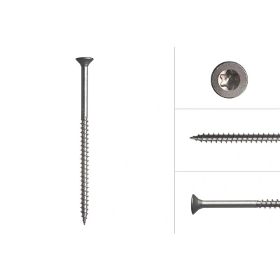 Afbeelding van Wovar Spaanplaatschroeven RVS A2 4 x 70 mm Torx 20 200 Stuks