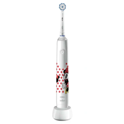Afbeelding van Oral B Junior Minnie Elektrische Tandenborstel Powered By Braun 1 Handvat en opzetborstel