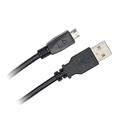 Afbeelding van D2 Diffusion USB kabel (M) naar micro type B 2.0 3 m zwart