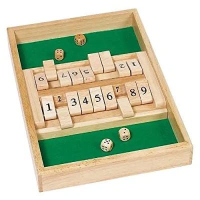 Afbeelding van Goki Shut the Box Dobbelspel