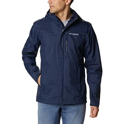 Afbeelding van Columbia Pouring Adventure Jacket Regenjas, Heren, Maat: Small, Collegiate navy