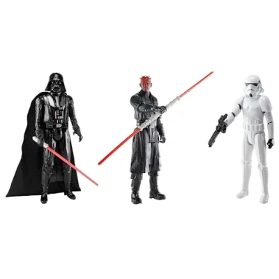 Afbeelding van Star Wars Duistere kant confrontatie, set van 3 figuren 30 cm