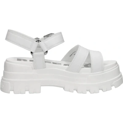 Afbeelding van Buffalo Aspha Sandalen met plateauzool, Dames, Maat: 40, White Pu