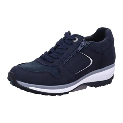 Afbeelding van Xsensible Sneakers laag, Dames, Maat: 38, Blau Veloursleer
