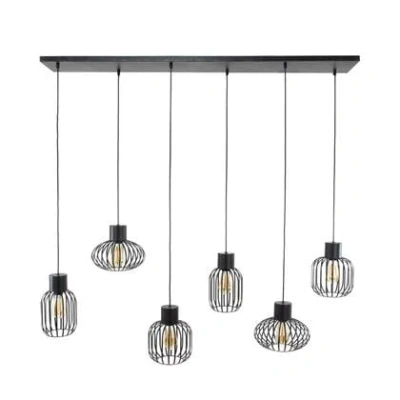 Afbeelding van AnLi Style Hanglamp 3+3 mix metal