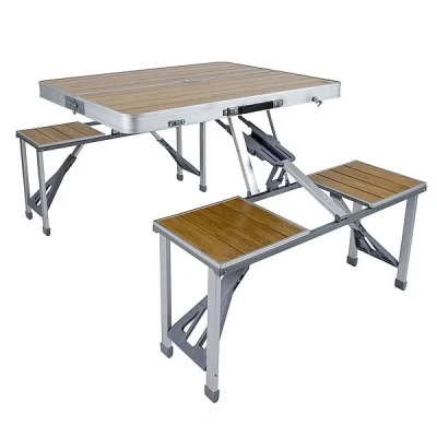 Afbeelding van Bo Camp Picknicktafel Bamboe Inklapbaar Campingtafel