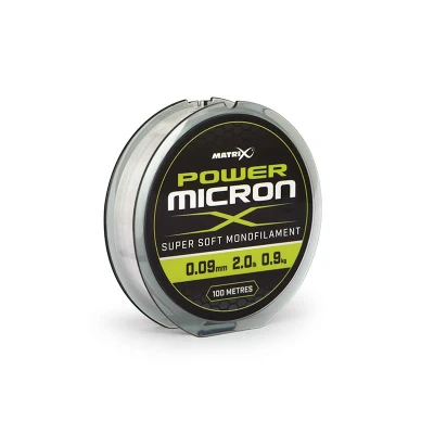 Afbeelding van Matrix Power Micron X Monofilament (100m) 0.20mm 7.5lb Nylon vislijn