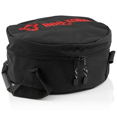 Afbeelding van BBQ Toro Dutch Oven draagtas voor gietijzeren pot opbergtas zwart tas (tas 4,5 QT Oven)
