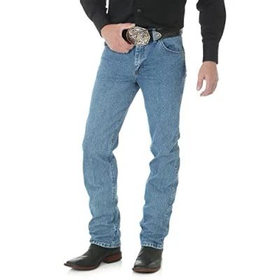 Afbeelding van Wrangler Slim Fit Cowboy High Performance Jeans Heren, Delavé