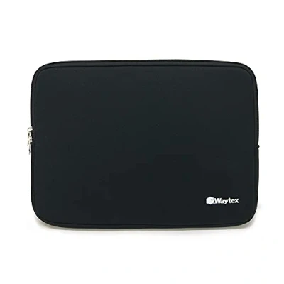 Afbeelding van WAYTEX 71002 Beschermhoes voor tablet en laptop 13 14 inch, zacht neopreen, zwart