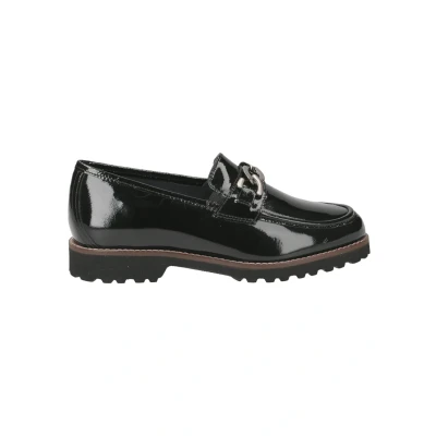 Afbeelding van Sioux Meredith Instappers, Dames, Maat: 37, Schwarz Leer