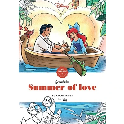Afbeelding van Grand Bloc Disney Summer of Love Kleurboek voor volwassenen