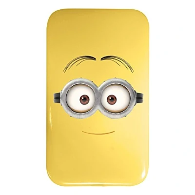 Afbeelding van Lexibook, Ik, lelijk en slecht, Minions externe batterij 4000 mAh met zuignappen voor bevestiging, universele compatibiliteit, micro USB kabel inbegrepen, geel/blauw, PB2600DES