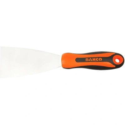 Image de BAHCO 216100100 couteau à dénuder, lame en acier inoxydable, manche deux composants 100 x 235 mm