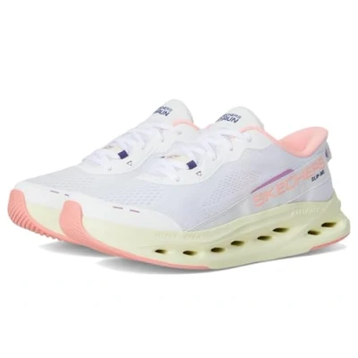 Afbeelding van Skechers Slip Ins Max Cushioning Glide Step White/Pink
