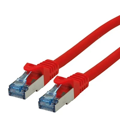 Afbeelding van ROLINE Patchkabel Cat.6A S/FTP (PiMF), Component Level, LSOH, rood, 1 m