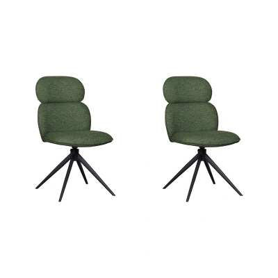 Afbeelding van LABEL51 Eetkamerstoel Finn Forest Boucle set van 2
