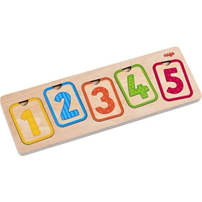 Afbeelding van Haba Houten Puzzel Eerste Cijfers 10 Stukjes