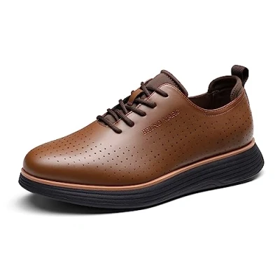 Afbeelding van Bruno Marc VersaEase III Klassieke casual sneakers voor heren, Bruin