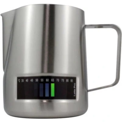 Afbeelding van Cafelat Melkkan Van Roestvrij Staal Met Thermometer 480 Ml Roestvrijstaal