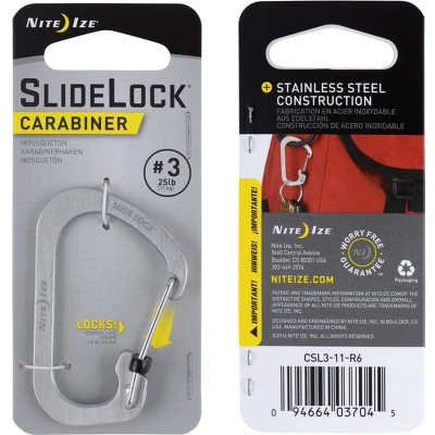 Afbeelding van Nite Ize Karabiner #3 5,9cm/11kg RVS
