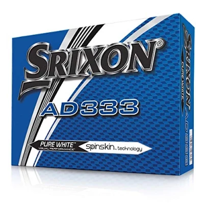 Afbeelding van Srixon AD333 golf ballen 12 stuks Wit