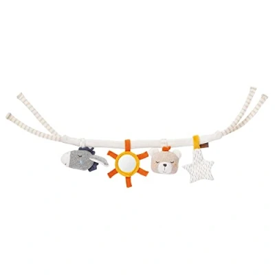Afbeelding van Fehn 052329 FehnNATUR Kinderwagenketting beweegbare ketting met flexibele hangende figuren biologisch katoen (kbA) voor baby&#039;s en peuters vanaf de geboorte
