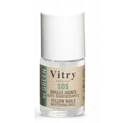 Afbeelding van Vitry Nail Care Nagellak Be Green SOS Gele Nagels Basis Lak 10ml