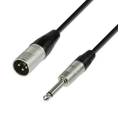 Afbeelding van Adam Hall Cables K4MMP0500 Serie 4 Star Micro REAN XLR mannelijk naar 6,35 mm jack mono 5,0 m